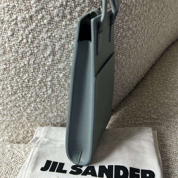 JIL SANDER Pale Blue Phone Holder - Picture 12 of 15